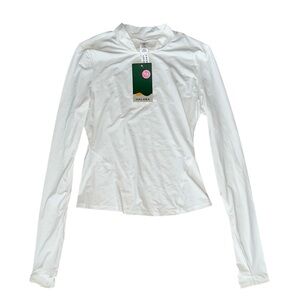 NEW! HALARA White Long Sleeve Athletic Top Size:XS